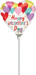 Hearts on Hearts Valentine 9" Air-fill Balloon (requires heat sealing)