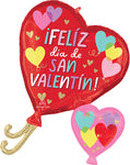 Hearts on Hearts Spanish Valentine 29" Balloon