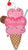 Sweet on You Ice Cream Cone 38" Balloon