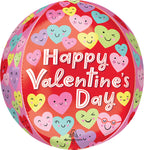 Valentine Happy Hearts 16" Balloon