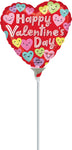 Happy Hearts Valentine 9" Air-fill Balloon (requires heat sealing)