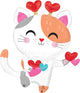 Purr-Fect Valentine Kitty 31" Balloons