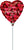 Happy Valentine's Day Romantic Glow 9" Air-fill Balloon (requires heat sealing)