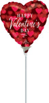 Happy Valentine's Day Romantic Glow 4" Air-fill Balloon (requires heat sealing)