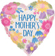 Happy Mother's Day Botanical Lines 17" Balloon