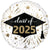 Class Of 2025 - White & Gold 18″ Balloon