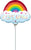 Best Mom Brilliant Rainbow 14" Balloon