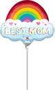 Best Mom Brilliant Rainbow 14" Balloon