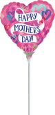 Mother's Day Layered Hearts 9" Air-fill Balloon (requires heat sealing)