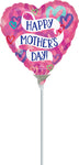 Mother's Day Layered Hearts 4" Air-fill Balloon (requires heat sealing)