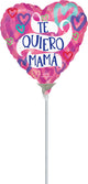 Te Quiero Mama Layered Hearts 9" Air-fill Balloon (requires heat sealing)