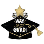 Way To Go Grad Cap 33″ Balloon