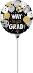 9" Way to Go Grad Balloons