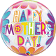 Mothers Day Flowers Bubble 22" Balloon