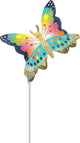 Satin Vibrant Flutters Butterfly 14" Balloon