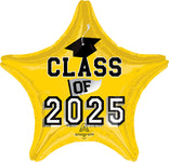 Class of 2025 - Yellow 19" Balloon