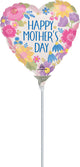 Happy Mother's Day Botanical Lines 4" Air-fill Balloon (requires heat sealing)