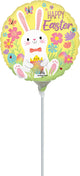 Easter Bunny Love 4" Air-fill Balloon (requires heat sealing)