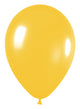 Metallic Yellow 11" Latex Balloons (25 count)