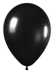 Metallic Black 11" Latex Balloons (25 count)