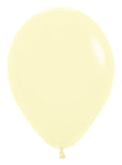 Pastel Matte Yellow 11" Latex Balloons (25 count)