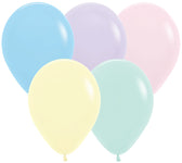 Pastel Matte Asst 11" Latex Balloons (25 count)