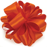 Double Face Satin 100yd No3 - Orange