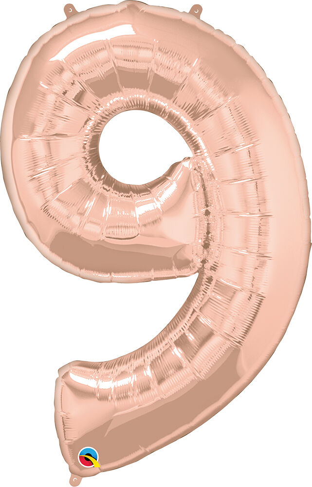 Rose Gold Number 1 (One) 34 Balloon – instaballoons Wholesale