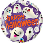 Halloween Emoticon Ghosts 18" Balloon