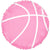 Basketballer - Pink 18″ Balloon