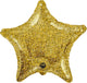 Gold Crackled Star 17" Balloon