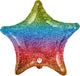 Primary Ombré Crackled Star 17" Balloon