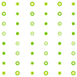 20X20 Cello Sheets - Green Dots (50 count)