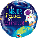 Mejor Papa Astronaut 18" Balloon