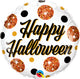 Halloween Sparkly Dots 9" Air-fill Balloon (requires heat sealing)