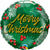 Christmas Greens & Berries 9" Air-fill Balloon (requires heat sealing)