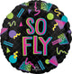 90s Party Neon So Fly 18″ Balloon