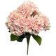 18″ Silk Pongee Hydrangea Bush - Pink (1 Bouquet)