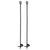 10″ Chrome Tent Stake Eye Hooks