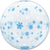 Snowflakes Sphere 20″ Balloon