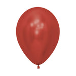 Globos de látex Reflex Crystal Red de 18″ (15 unidades)