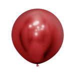 Globos de látex Reflex Crystal Red de 24" (10 unidades)