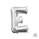 Silver Letter E 16" Balloon