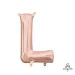 Rose Gold Letter L 16″ Balloon