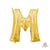 Letter M - Anagram - Gold (air-fill Only) 16″ Balloon
