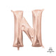 Rose Gold Letter N 16″ Balloon