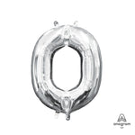 Silver Letter O 16" Balloon