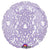 Circle- Lilac Tapestry 18″ Balloon