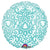 Circle - Robins Egg Blue Tapestry 18″ Balloon