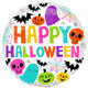 Colorful & Creepy Halloween 18″ Balloon